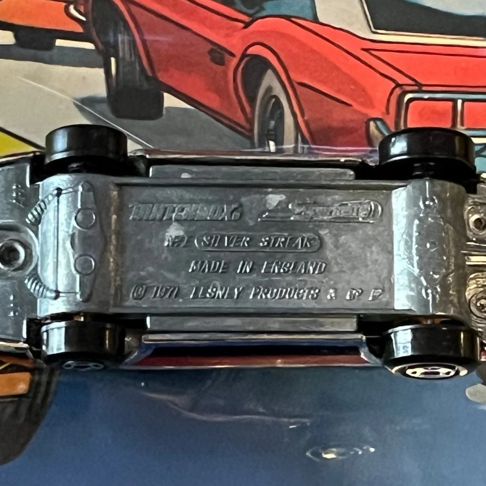 Vintage Matchbox Superfast Silver Streak 1971 Lesney England Chrome
